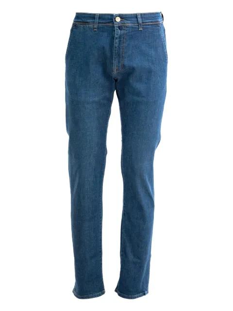 button-fastening jeans by INCOTEX