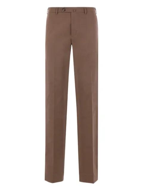 button-fly trousers by INCOTEX