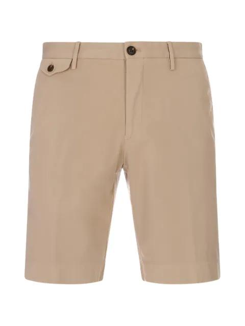button-up chino shorts by INCOTEX