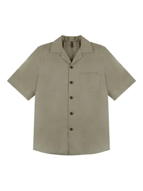camp-collar short-sleeves shirt by INCOTEX