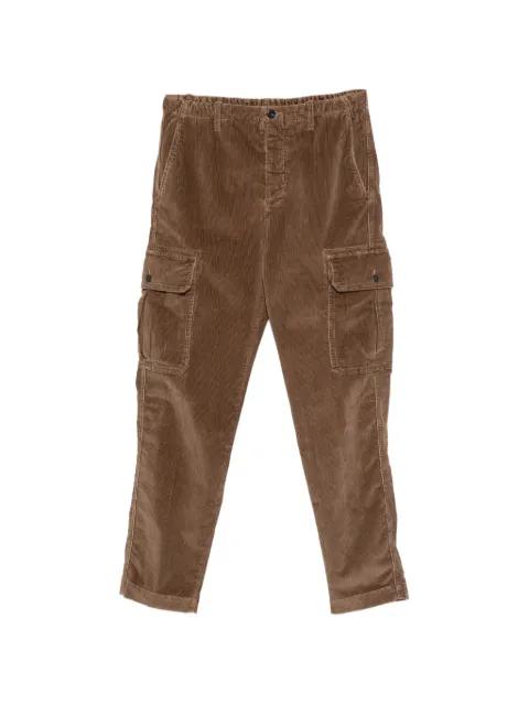 corduroy cargo trousers by INCOTEX