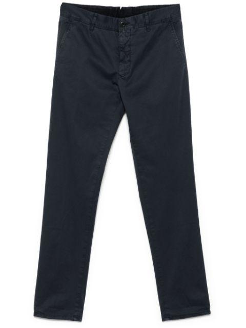 cotton chino trousers by INCOTEX