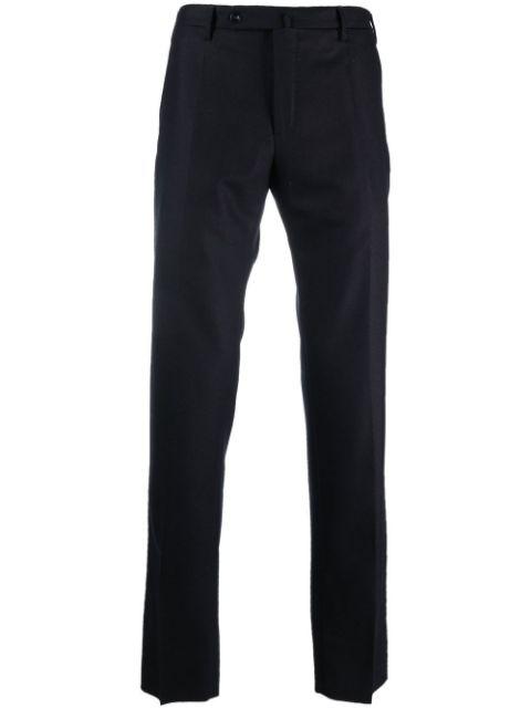 cotton tailored trousers by INCOTEX