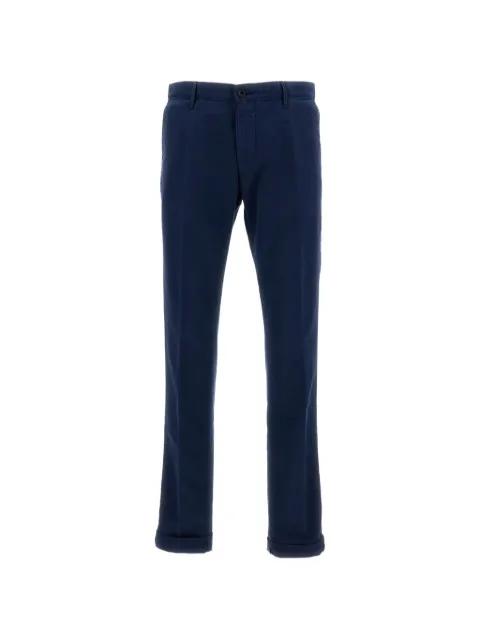 cuffed straight-leg trousers by INCOTEX