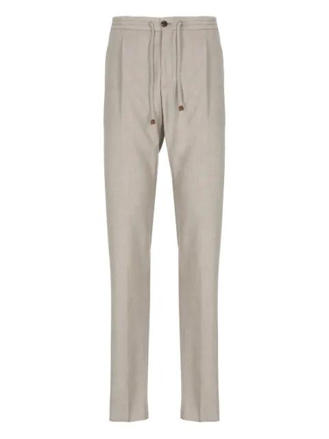 drawstring-waist trousers by INCOTEX