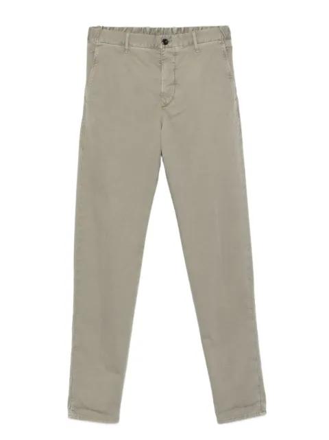 elastic-waistband trousers by INCOTEX