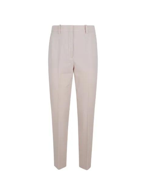 elasticated-waistband pressed-crease trousers by INCOTEX