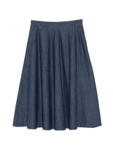 flared midi skirt by INCOTEX