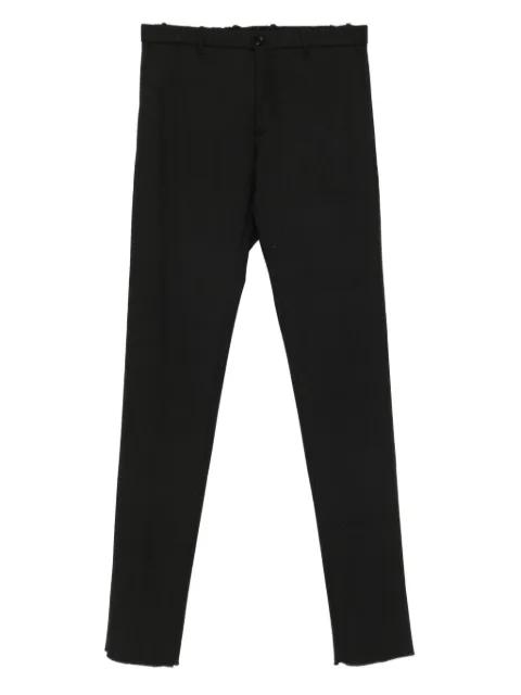 frayed-hem pants by INCOTEX