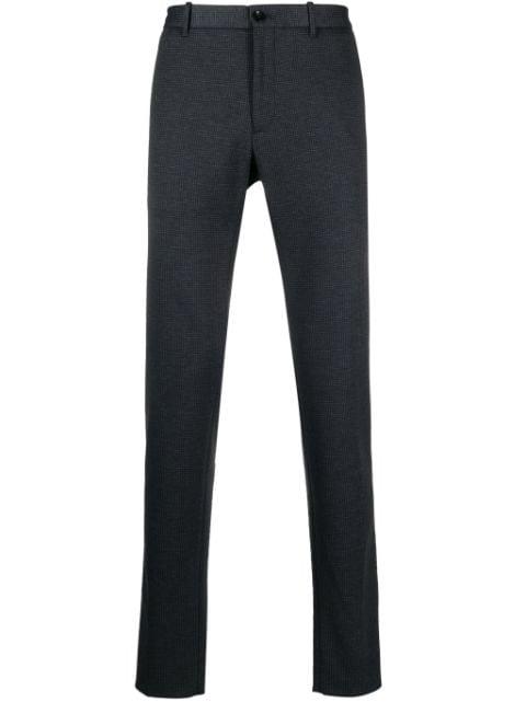 houndstooth-pattern tailored trousers by INCOTEX