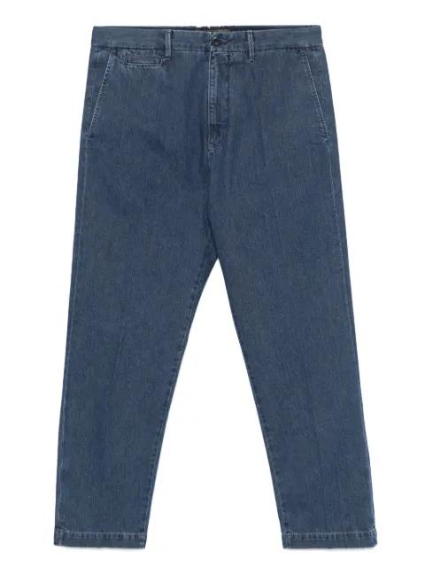 logo-embroidered jeans by INCOTEX