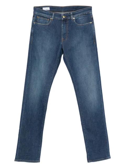 logo-patch jeans by INCOTEX