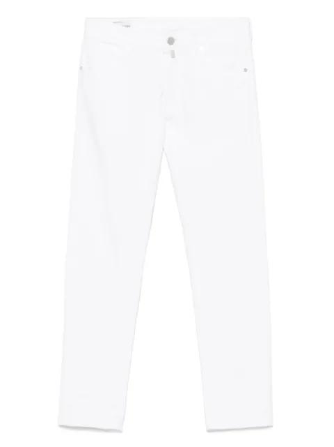 logo-patch tapered trousers by INCOTEX