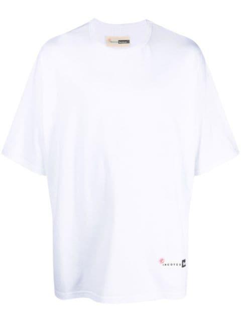 logo-print short-sleeve T-shirt by INCOTEX