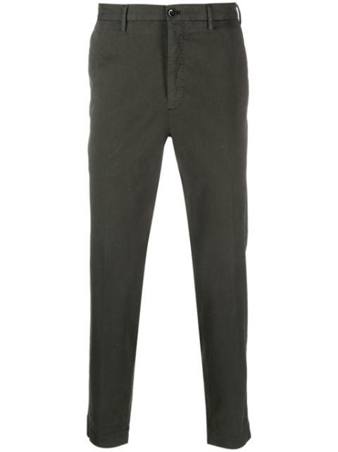 low-rise straight-leg trousers by INCOTEX