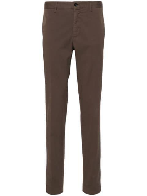 mid-rise chino trousers by INCOTEX