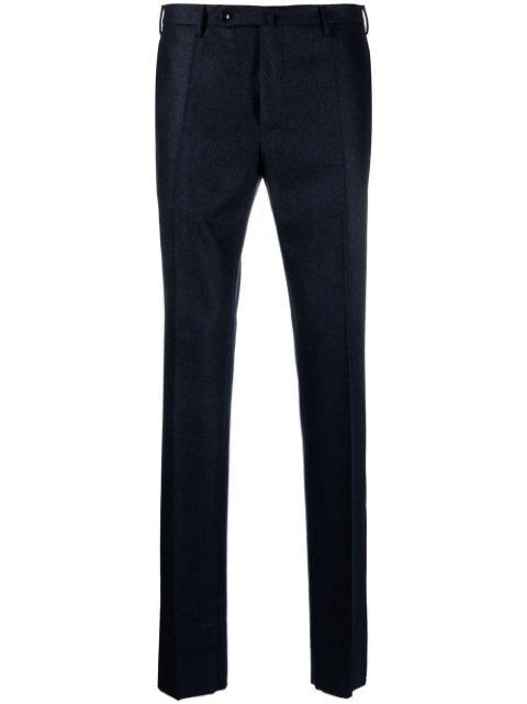 mid-rise straight-leg trousers by INCOTEX