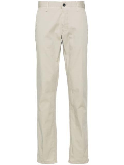 mid-rise tapered trousers by INCOTEX