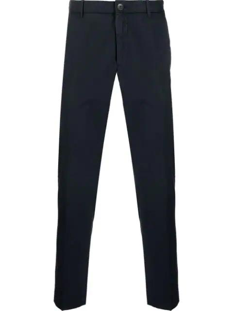 mid-rise tapered trousers by INCOTEX