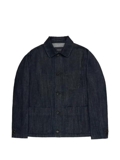 patch-pocket cotton jacket by INCOTEX