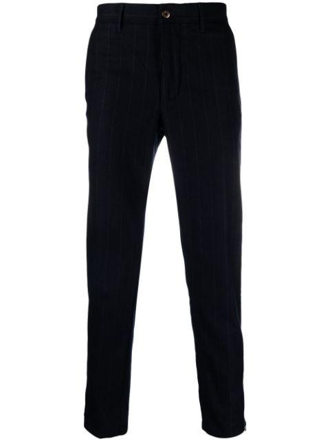 pinstripe tailored trousers by INCOTEX