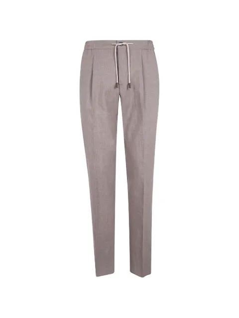 pleated drawstring trousers by INCOTEX