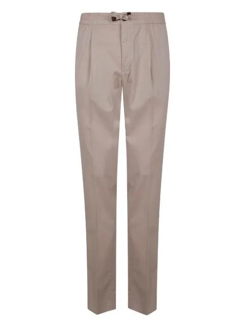 pleated drawstring trousers by INCOTEX