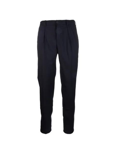 pleated-front tailored trousers by INCOTEX