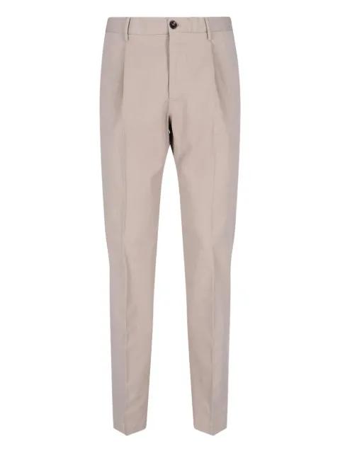 pleated-front trousers by INCOTEX