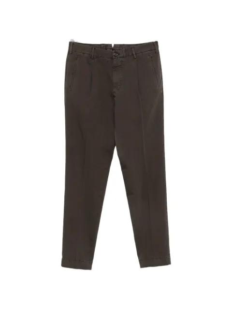 pleated straight-leg trousers by INCOTEX