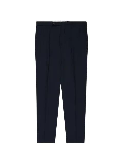 pleated tapered trousers by INCOTEX