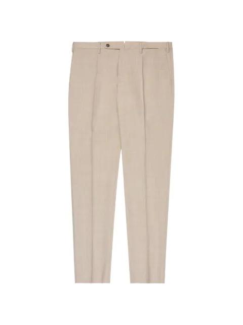 pleated wool trousers by INCOTEX