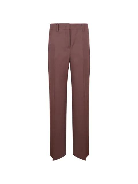 pressed-crease straight-leg trousers by INCOTEX