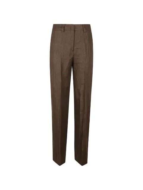 pressed-crease straight-leg trousers by INCOTEX