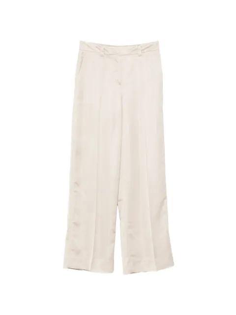 pressed-crease wide-leg trousers by INCOTEX