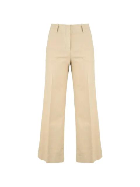 pressed-crease wide-leg trousers by INCOTEX