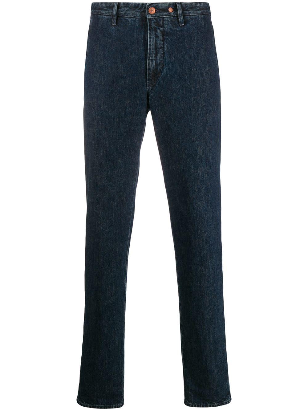 relaxed-fit straight-leg jeans by INCOTEX