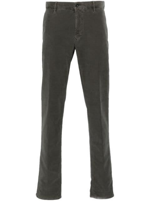 slim-cut chino trousers by INCOTEX