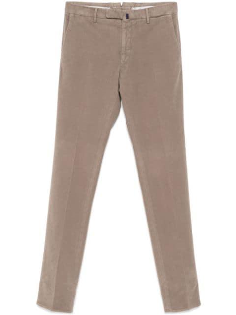 slim-cut trousers by INCOTEX