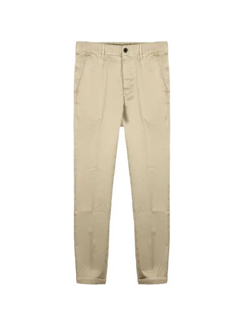 slim-fit chino trousers by INCOTEX