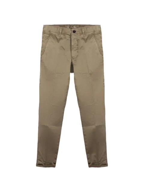 slim-fit chino trousers by INCOTEX
