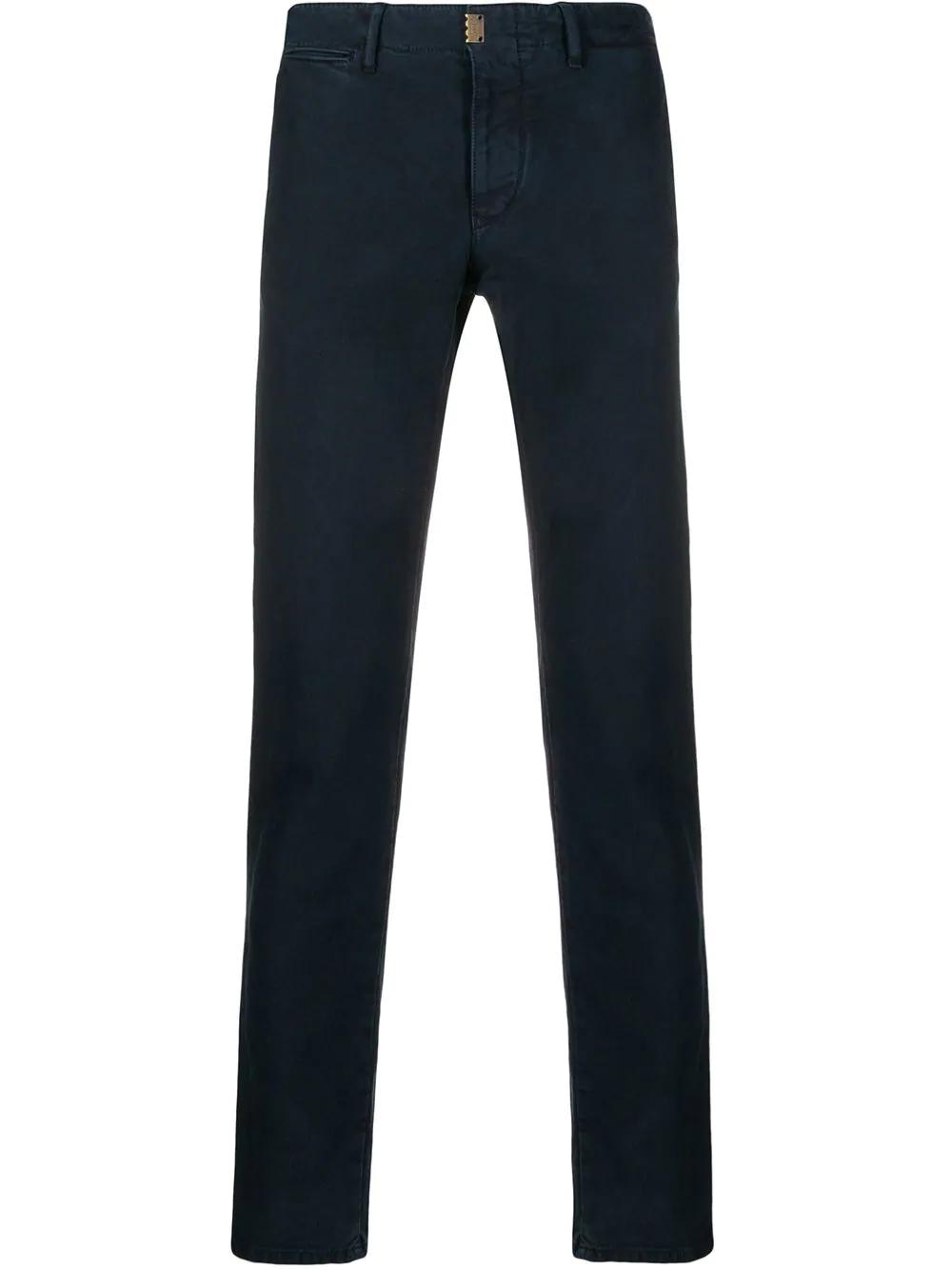 slim fit chinos by INCOTEX