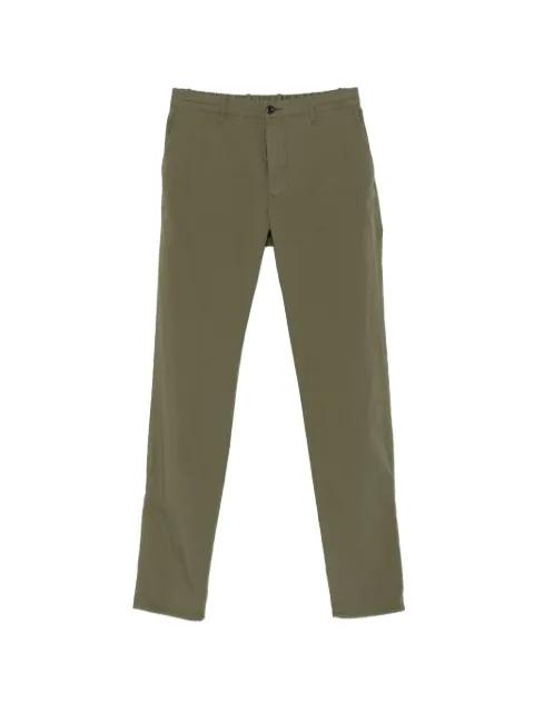 slim-fit elasticated-waistband trousers by INCOTEX