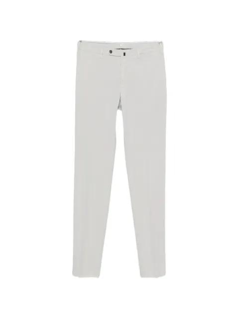 slim-fit pressed-crease trousers by INCOTEX