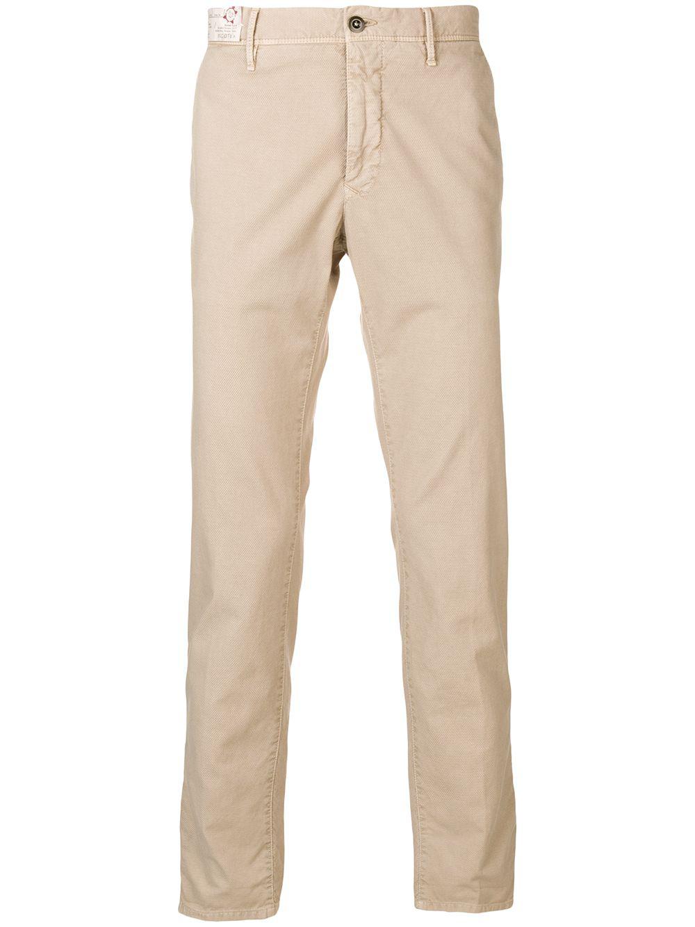 slim-fit trousers by INCOTEX
