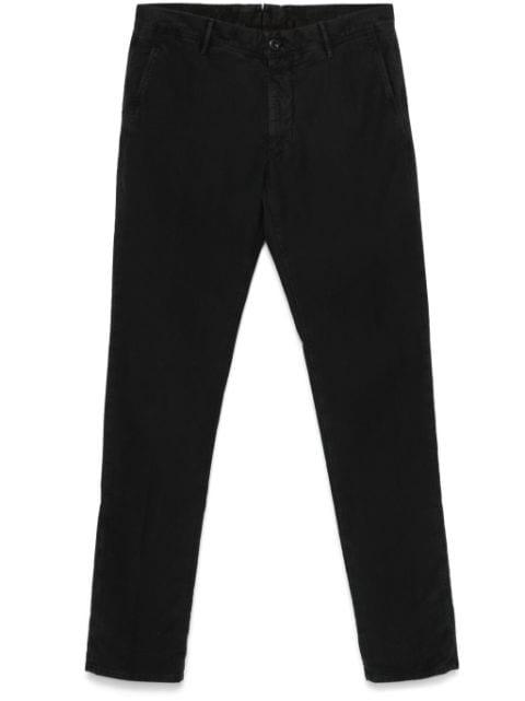 slim-leg chinos by INCOTEX
