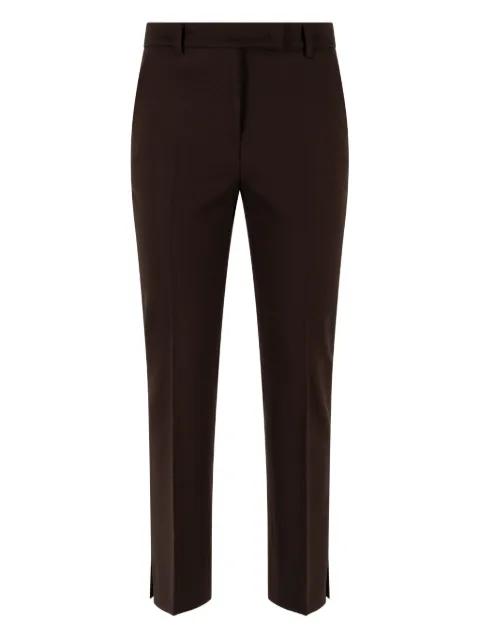 slit-details trousers by INCOTEX