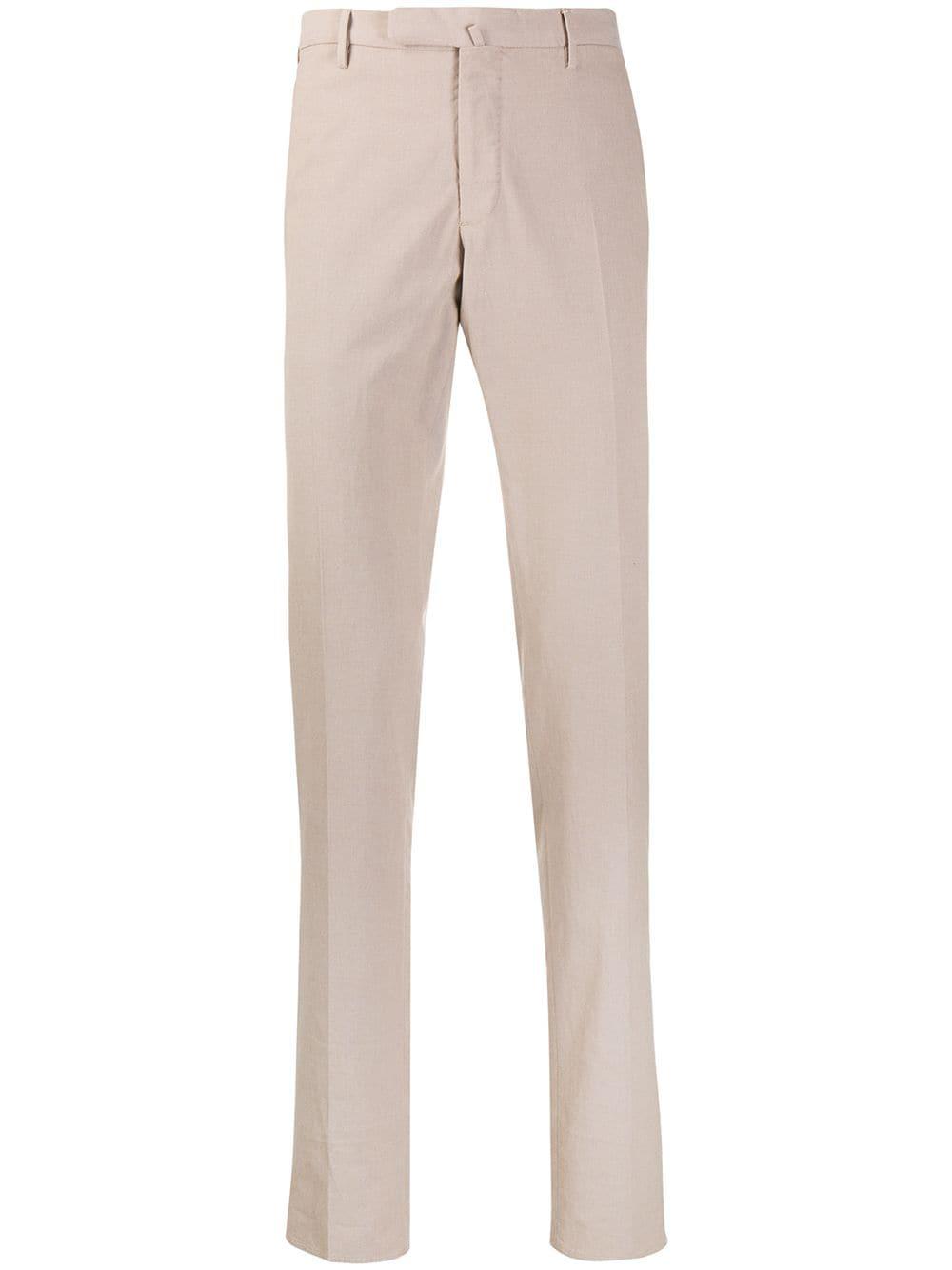 straight-leg chinos by INCOTEX