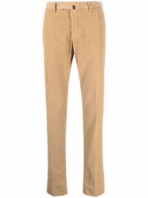 straight-leg corduroy trousers by INCOTEX