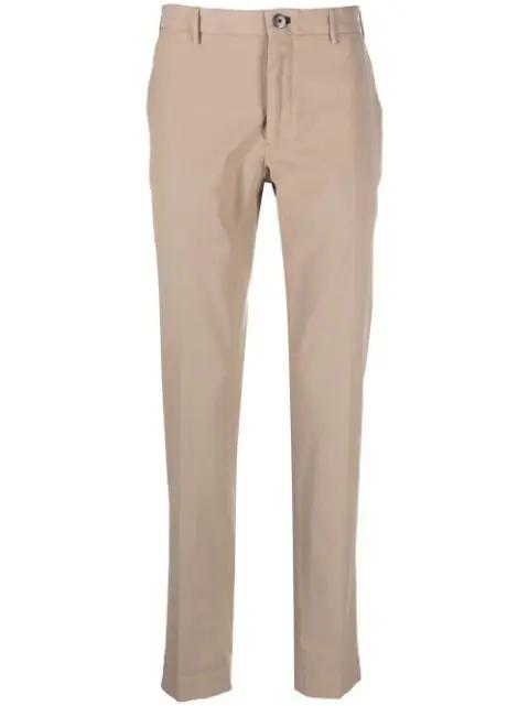 straight-leg cotton trousers by INCOTEX